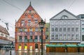 Street in Augsburg, Germany Royalty Free Stock Photo