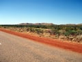 Road in the australian desert Royalty Free Stock Photo