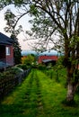 The street in the Bad Oeynhausen city Royalty Free Stock Photo