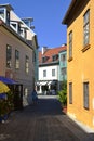 street in Baden, Austria.