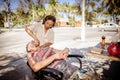 Street barber in vietnam 4
