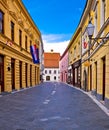 Street of baroque town Varazdin