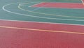 Street basketball court Royalty Free Stock Photo