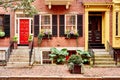 Street at Beacon Hill neighborhood, Boston Royalty Free Stock Photo