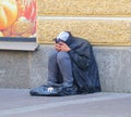 A street beggar