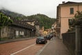 A street in Bellinzona center, Switzerland