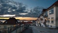 Bergen by night Royalty Free Stock Photo