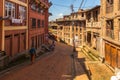 Street in Bhaktapur, ancient Newar city in the Kathmandu Valley.