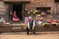 Street in Bhaktapur, Nepal