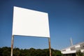Street blank advertising billboard display, announcement table. Advertising agencies. Royalty Free Stock Photo