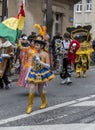 Street Bolivian Girl Dancer - Carnaval de Paris 2018