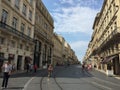 Street of Bordeaux, 18th century architecture, Bordeaux, France