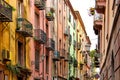 Street in Bosa, Sardinia, Italy