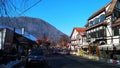 Street on the Brasov city romania Royalty Free Stock Photo