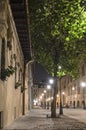 Street in Bucharest - Night scene Royalty Free Stock Photo