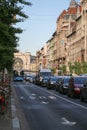 Streets of budapest hungary Royalty Free Stock Photo