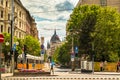 Street of Budapest, old town Royalty Free Stock Photo