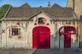 A street and building in the old village of Corsham, England Royalty Free Stock Photo