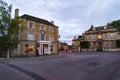 a street and building in the old village of Corsham, England Royalty Free Stock Photo