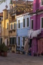 View of the Street of Burano