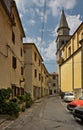 Street in Buzet, Croatia