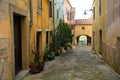 Street in Buzet, Croatia