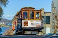 Street Cable Car of San Francisco Royalty Free Stock Photo