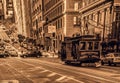 Street cable car san francisco Royalty Free Stock Photo