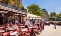 Street Cafe. Paris, France Royalty Free Stock Photo