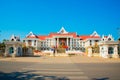 Street in the capital of Laos. Vientiane