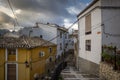 A street in Caravaca de la Cruz holy city