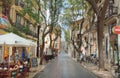 Street of the Carmen district, Valencia Spain