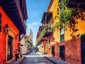 City scene in Cartagena, Colombia