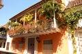 Street of Cartagena de Indias. Colombia Royalty Free Stock Photo