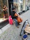 Street cello player