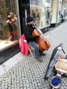 Street cello player