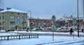 Street in the center of Imatra