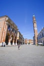 Street in a center of Vicenza