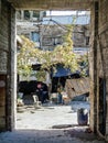 Street in central old aleppo city in syria Royalty Free Stock Photo