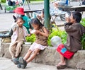 Street Children Royalty Free Stock Photo