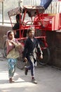 Street Childrens from Jama Masjid, New Delhi Royalty Free Stock Photo