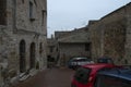 A street in  San Gimignano city, Italy Royalty Free Stock Photo