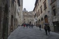 A street in San Gimignano city center, Italy Royalty Free Stock Photo
