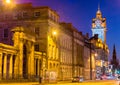 A street in the city centre of Edinburgh