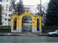 on the street of the city of Kiev