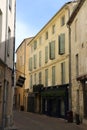 Street of the city of Nimes Royalty Free Stock Photo