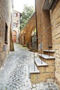 Street of the city Orvieto, Italy, Toscana Royalty Free Stock Photo