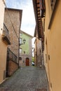 Street of the city Orvieto, Italy, Umbria. Royalty Free Stock Photo