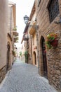 Street of the city Orvieto, Italy, Umbria Royalty Free Stock Photo