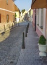 Street in city Varazdin, Croatia